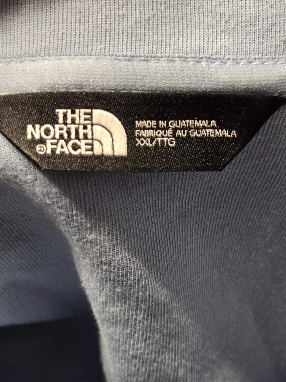 The North Face Men’s Light Blue Zip-Up Sweater 2XL